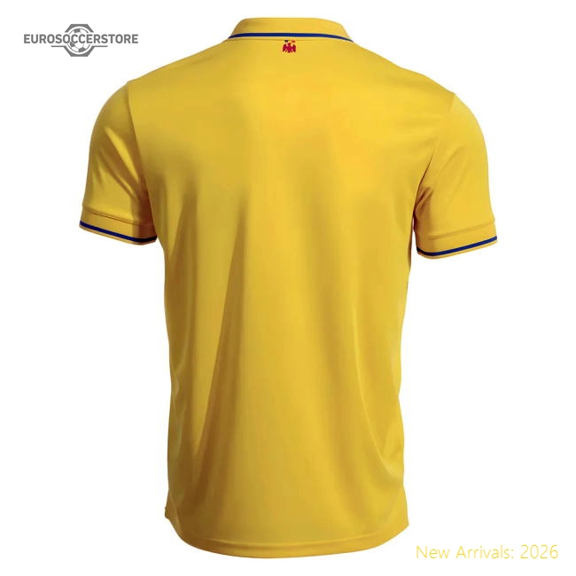 2025-2026 Romania Presentation Polo Shirt (Yellow)-Vantage Point Soccer