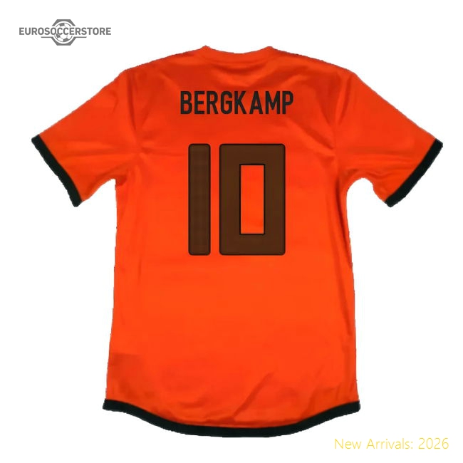 Holland 2012-13 Home Shirt ((Very Good) S) (Bergkamp 10)-Football Jersey Hub