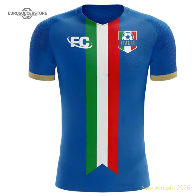 2018-2019 Italy Fans Culture Home Concept Shirt - Baby-Vantage Point Soccer