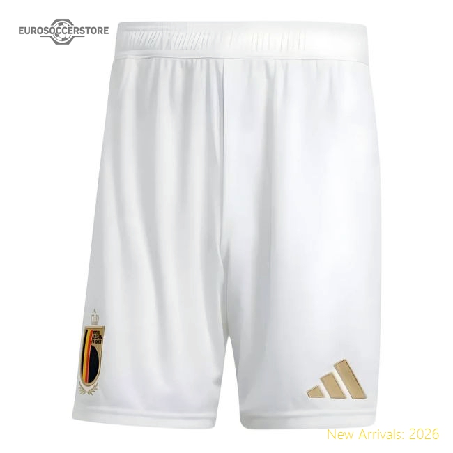 2024-2025 Belgium Away Shorts (White) - Kids-Vantage Point Soccer