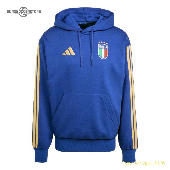 2026-2027 Italy DNA Fleece Hoody (Blue)-Vantage Point Soccer