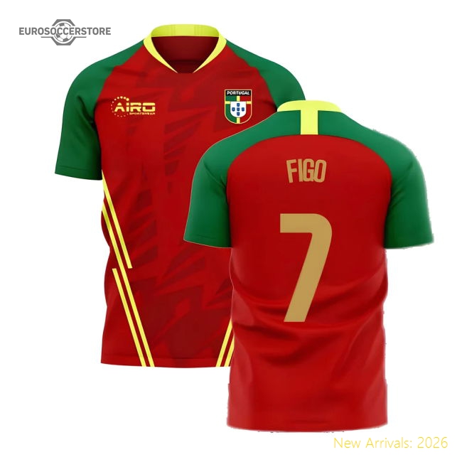 Portugal 2025-2026 Home Concept Football Kit (Airo) (FIGO 7)-Vantage Point Soccer