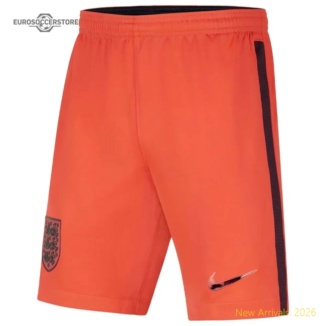 2022 England Away Shorts (Red) - Kids-Vantage Point Soccer