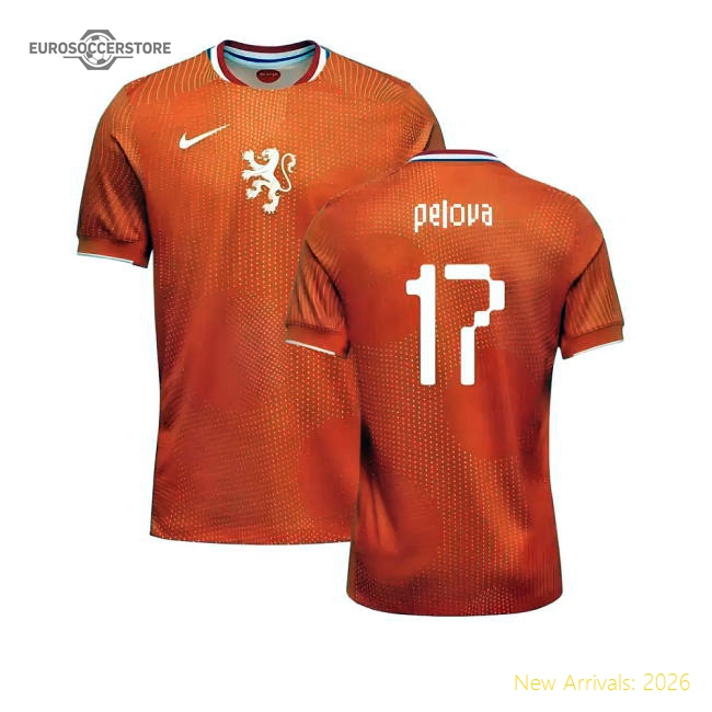 2025-2026 Netherlands Womens Team Shirt (Kids) (Pelova 17)-Vantage Point Soccer