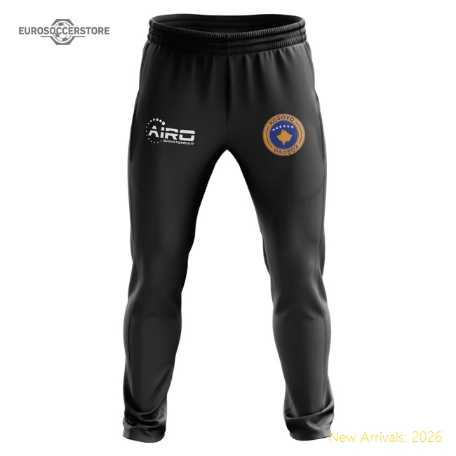 Kosovo Concept Football Training Pants (Black)-Football Shirts Shop