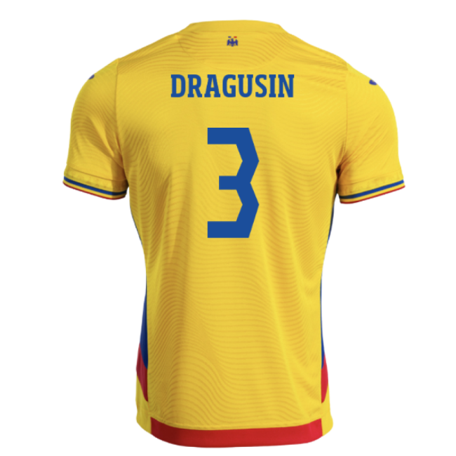 2025-2026 Romania Home Shirt (Dragusin 3)-Vantage Point Soccer