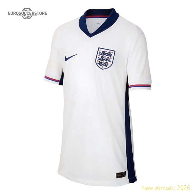 2024-2025 England Home Shirt (Kids) (Your Name)-Vantage Point Soccer