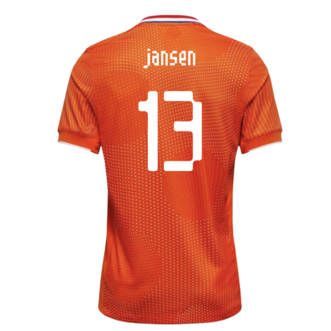 2025-2026 Netherlands Womens Team Shirt (Kids) (Jansen 13)-Vantage Point Soccer