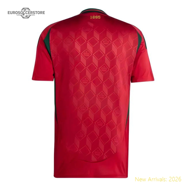 2024-2025 Belgium Home Shirt (E.Hazard 10)-ly44