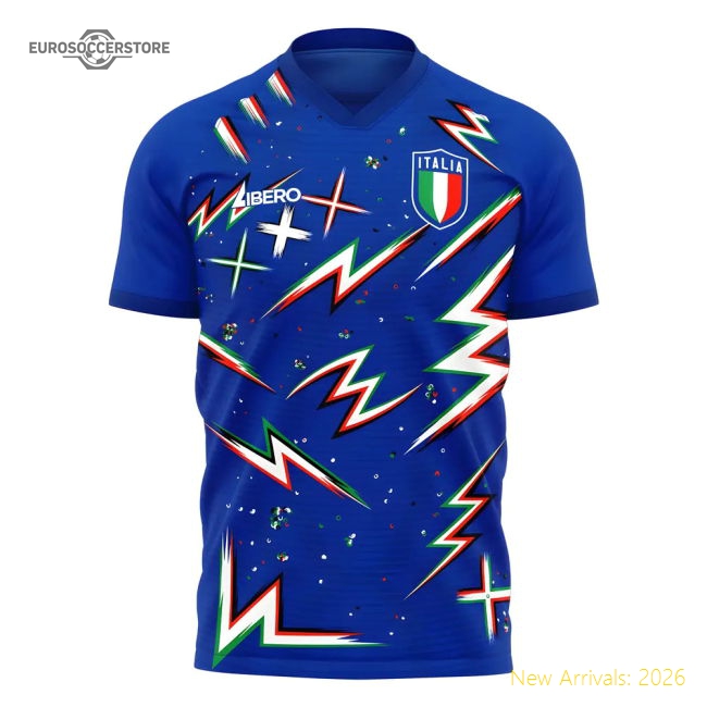 2025-2026 Italy Home Pre-Match Concept Shirt Baby-Vantage Point Soccer