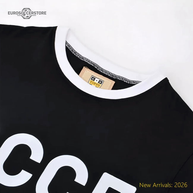 Soviet Union (CCCP) 12th Man T-Shirt - Black/White Ringer-Vantage Point Soccer