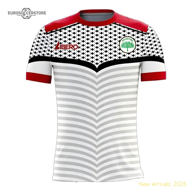 Palestine 2025-2026 Home Concept Football Kit (Libero) - Baby-Vantage Point Soccer