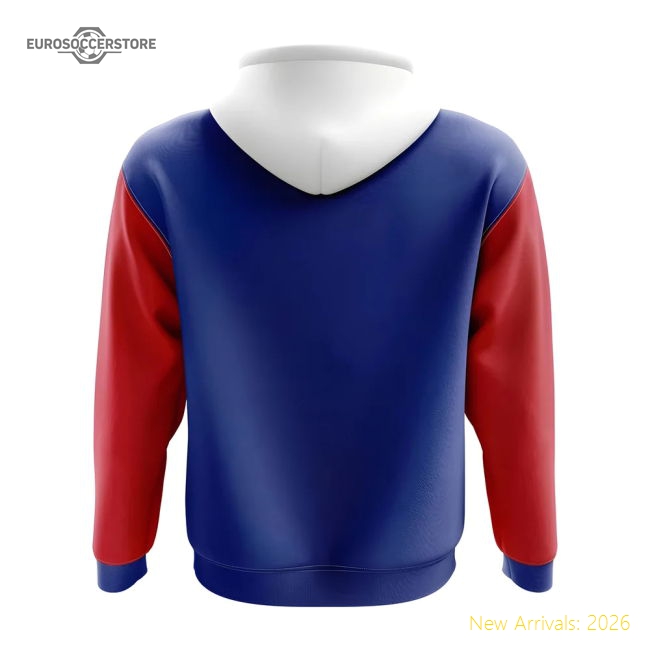 North Korea Concept Country Football Hoody (Blue)-Vantage Point Soccer