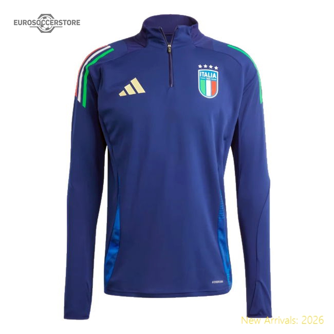 2024-2025 Italy Training Top (Navy)-Vantage Point Soccer
