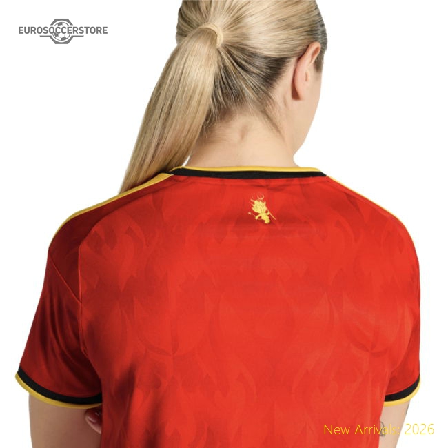 2026-2027 Belgium Home Shirt (Womens)-Vantage Point Soccer