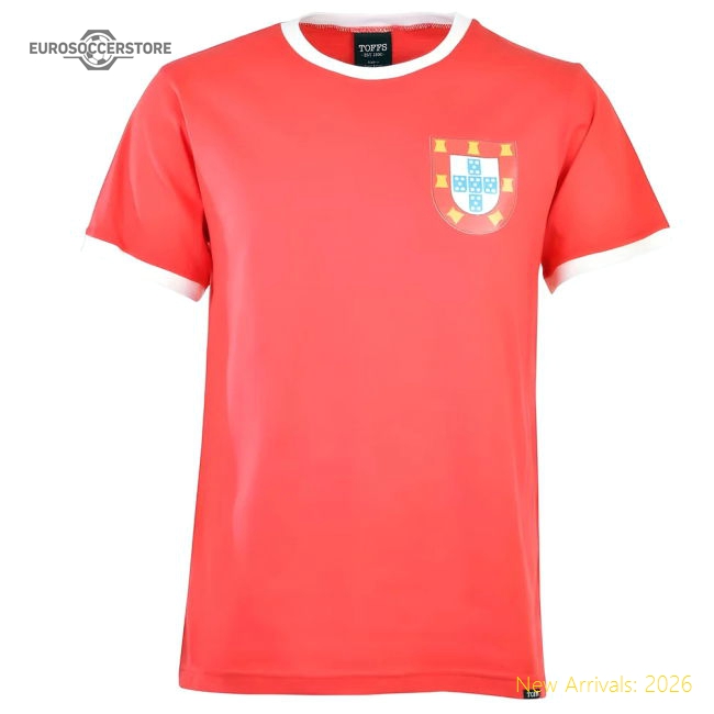 Portugal 12th ManT-Shirt - Red/White Ringer-Vantage Point Soccer