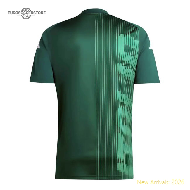 2024-2025 Italy Pre-Match Shirt (Green) (MANCINI 17)-Vantage Point Soccer