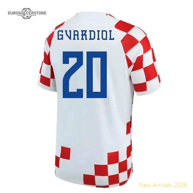 2022-2023 Croatia Home Shirt (GVARDIOL 20)-Vantage Point Soccer