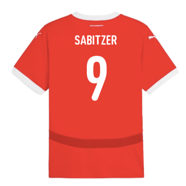 2024-2025 Austria Home Shirt (Sabitzer 9)-Vantage Point Soccer