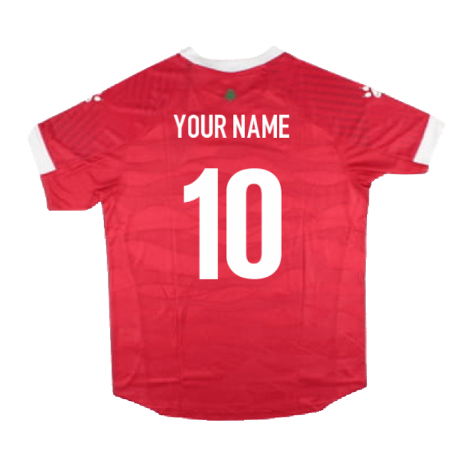 2024-2025 Lebanon Home Shirt (Your Name)-Vantage Point Soccer