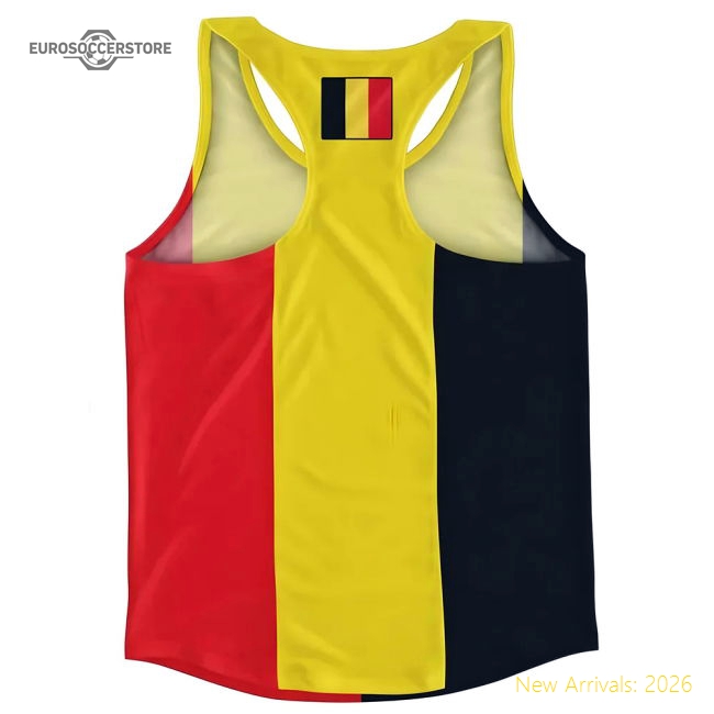Belgium Flag Running Vest-Vantage Point Soccer