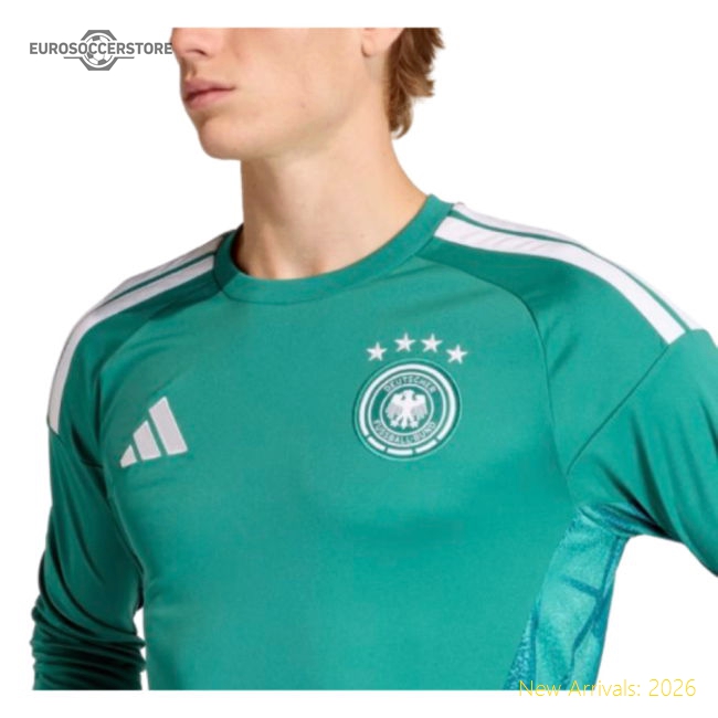 2026-2027 Germany Home Goalkeeper Shirt (Active Green)-Vantage Point Soccer