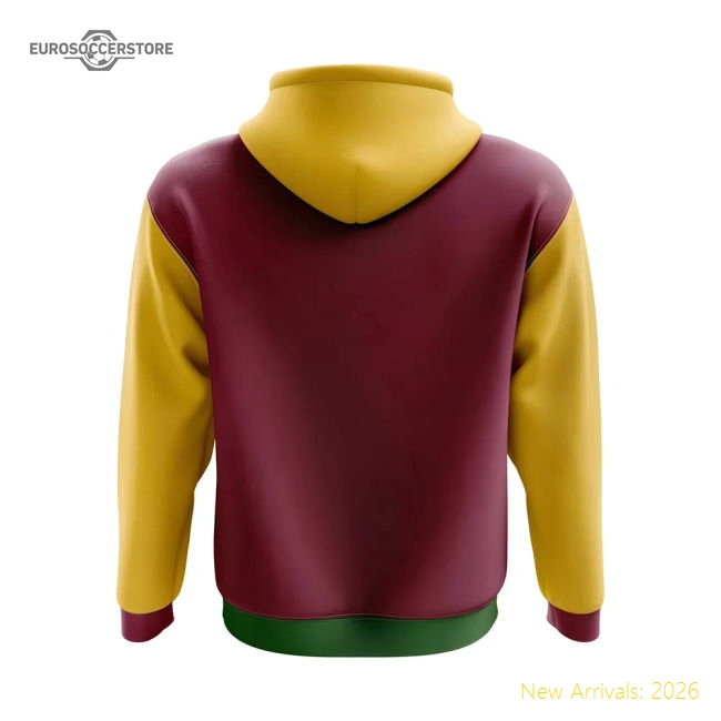 Sri Lanka Concept Country Football Hoody (Red)-The Soccer Shirt Hub
