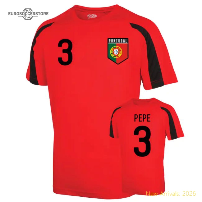 Portugal Sports Training Jersey (pepe 3)-Vantage Point Soccer