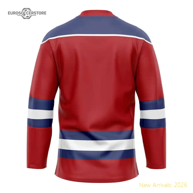 Czech Republic Home Ice Hockey Shirt-Vantage Point Soccer