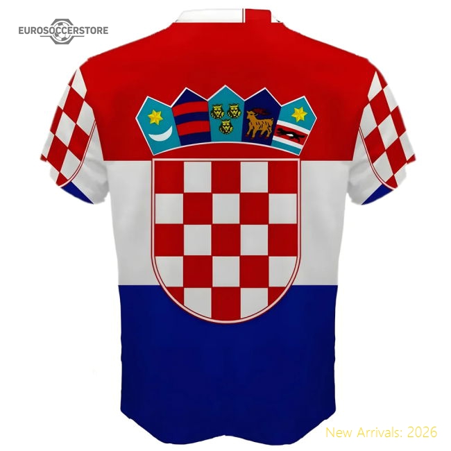 Croatia Flag Sublimated Sports Jersey-Vantage Point Soccer