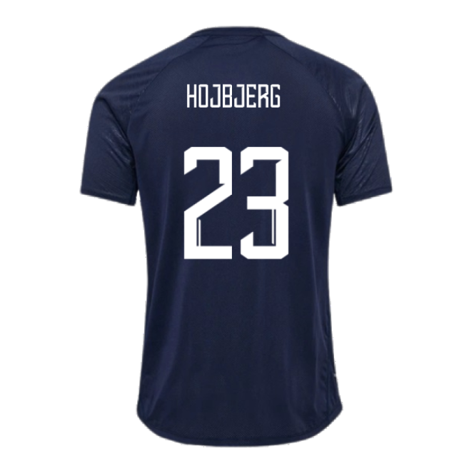 2024-2025 Denmark Training Jersey (Marine) (Hojbjerg 23)-Vantage Point Soccer