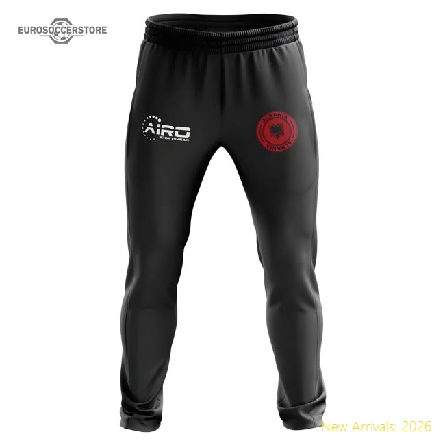 Albania Concept Football Training Pants (Black)-Vantage Point Soccer