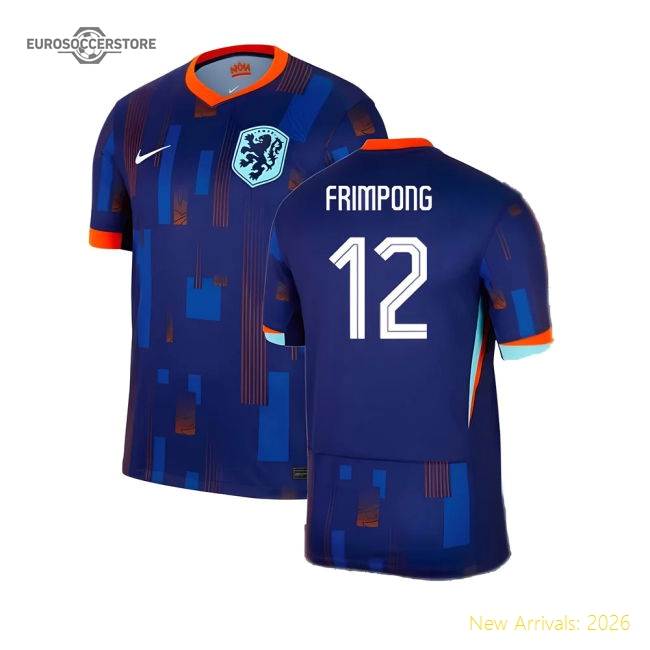 2024-2025 Netherlands Away Shirt (Frimpong 12)-Football Jersey Hub