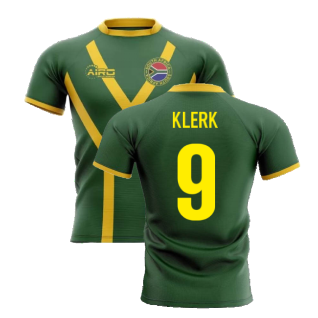 2025-2026 South Africa Springboks Flag Concept Rugby Shirt (Klerk 9)-Football Shirts Shop