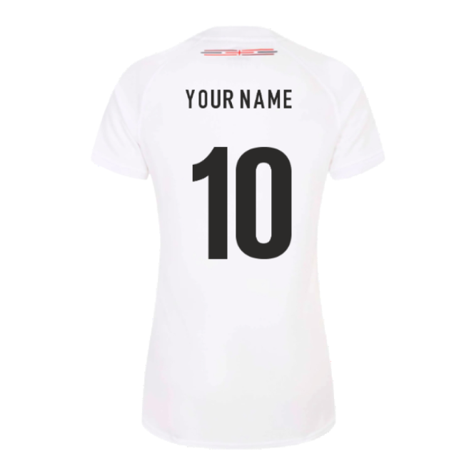 2023-2024 England Rugby Home Replica Shirt (Womens) (Your Name)-Vantage Point Soccer