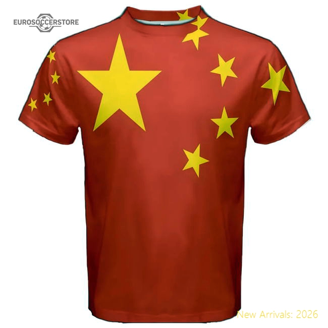 China Chinese Flag Sublimated Sports Jersey-Vantage Point Soccer