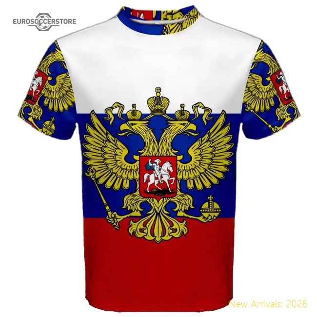 Russian Federation Coat of Arms Sublimated Sports Jersey-Vantage Point Soccer