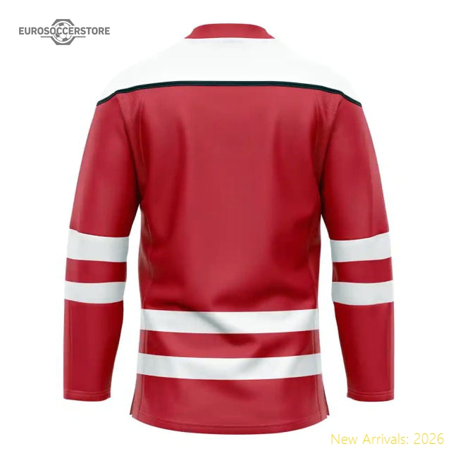 Denmark Home Ice Hockey Shirt-Vantage Point Soccer