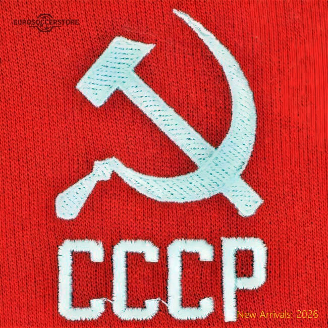 Soviet Union (CCCP) Number 01 Retro Hoodie - Red-Vantage Point Soccer