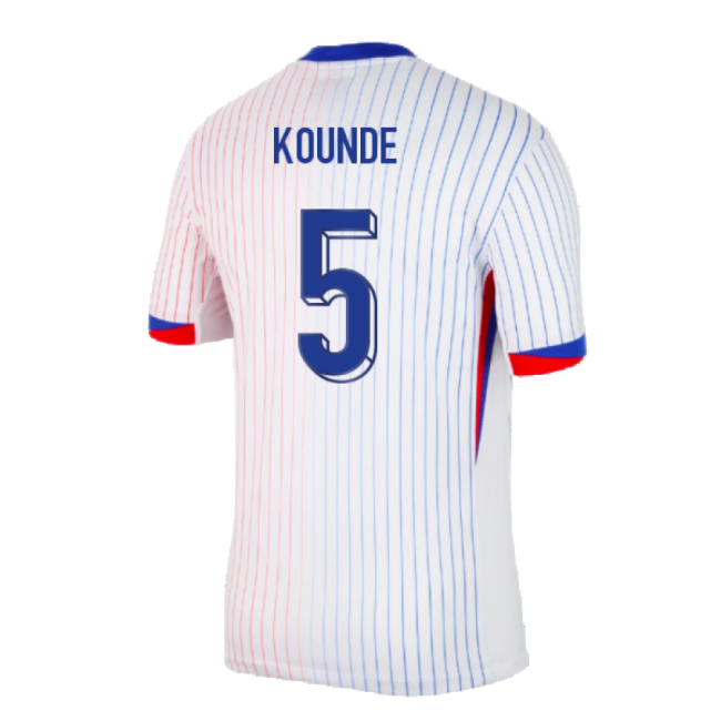 2024-2025 France Away Shirt (Kounde 5)-Vantage Point Soccer