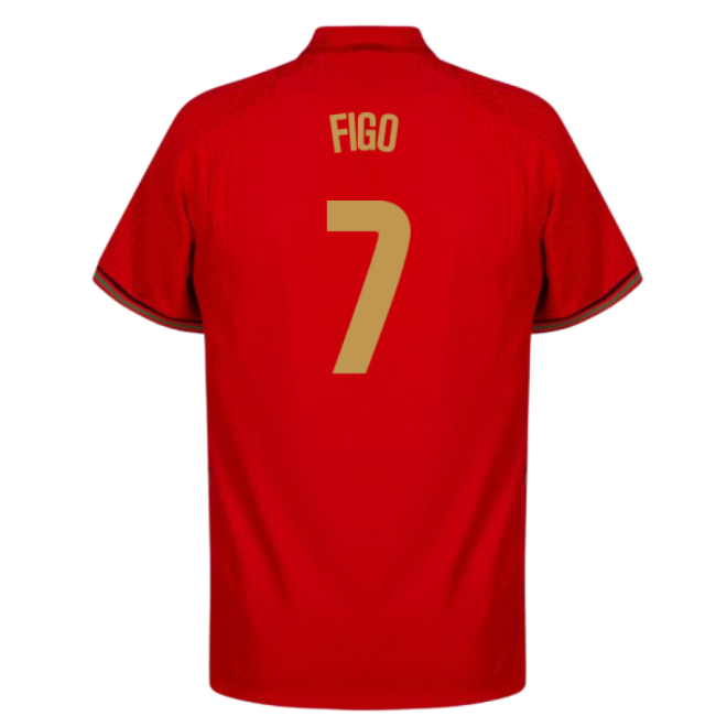 2020-2021 Portugal Home Shirt (FIGO 7)-Vantage Point Soccer