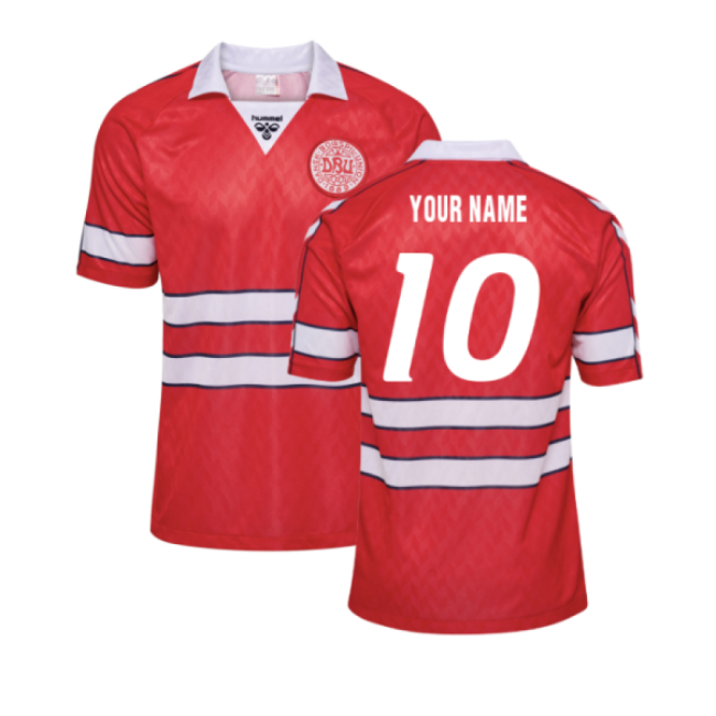 1988 Denmark Home Retro Shirt (Your Name)-Vantage Point Soccer