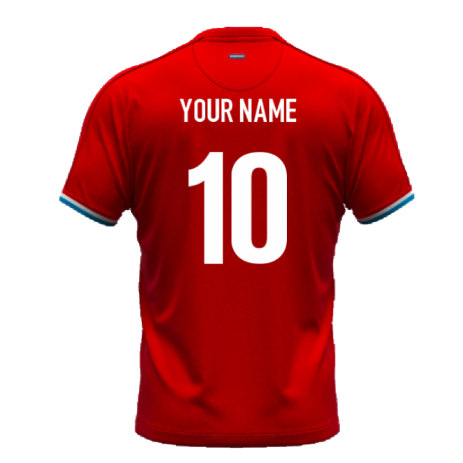 2024-2025 Luxembourg Home Shirt (Your Name)-Football Shirts Shop