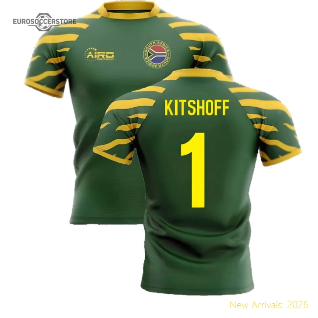 2025-2026 South Africa Springboks Home Concept Rugby Shirt (Kitshoff 1)-Football Shirts Shop