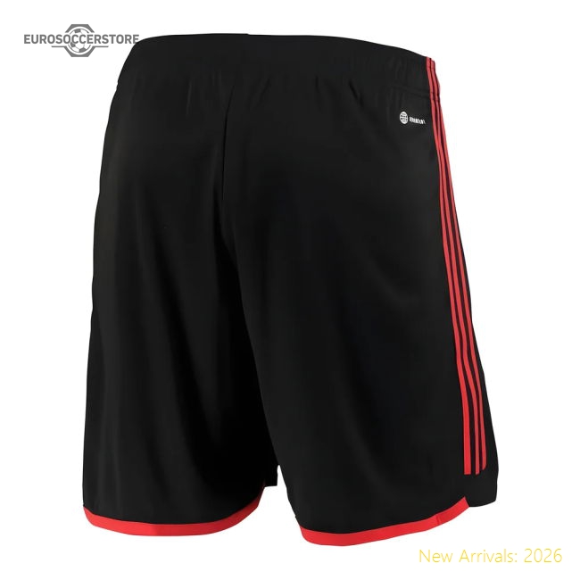 2022-2023 Belgium Home Shorts (Black)-Vantage Point Soccer