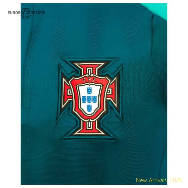 2024-2025 Portugal Dri-FIT Strike Drill Top (Teal) - Kids-Vantage Point Soccer