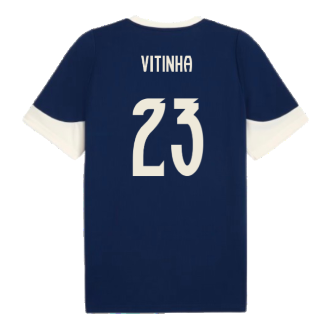 2025-2026 Portugal Training Jersey (Persian Blue) (Vitinha 23)-Vantage Point Soccer
