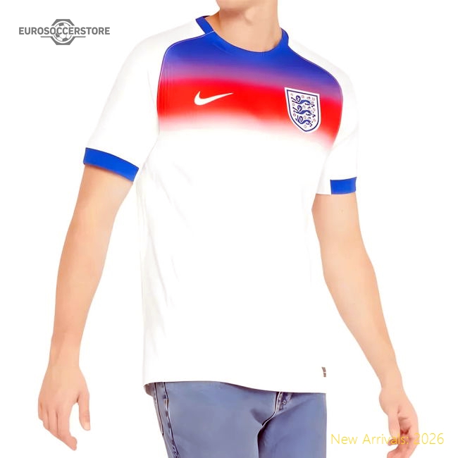 2025-2026 England WEC Authentic Home Shirt - Mens-Vantage Point Soccer