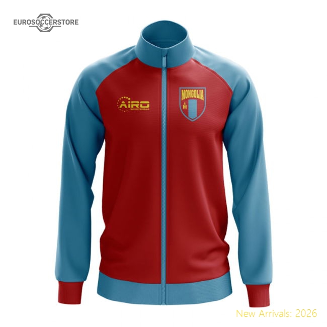 Mongolia Concept Football Track Jacket (Red)-Vantage Point Soccer