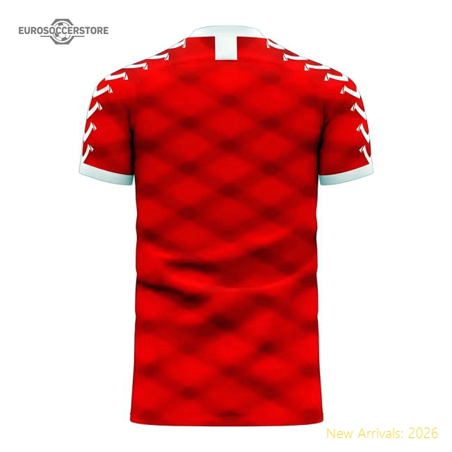 Denmark 2025-2026 Home Concept Football Kit (Viper)-Vantage Point Soccer